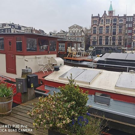 אמסטרדם Waterloo Square River Vieuw Houseboat מראה חיצוני תמונה