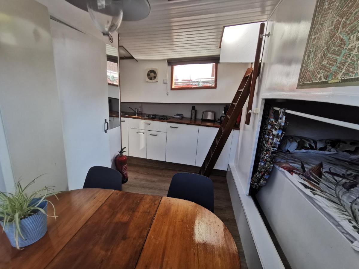 אמסטרדם Waterloo Square River Vieuw Houseboat מראה חיצוני תמונה
