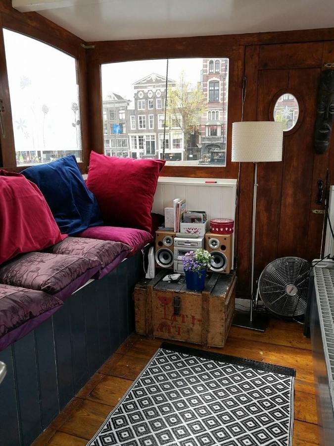 אמסטרדם Waterloo Square River Vieuw Houseboat מראה חיצוני תמונה