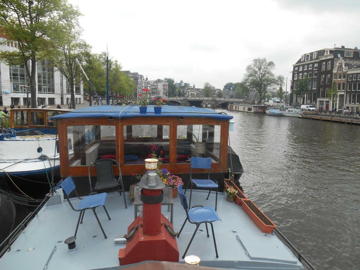 אמסטרדם Waterloo Square River Vieuw Houseboat מראה חיצוני תמונה