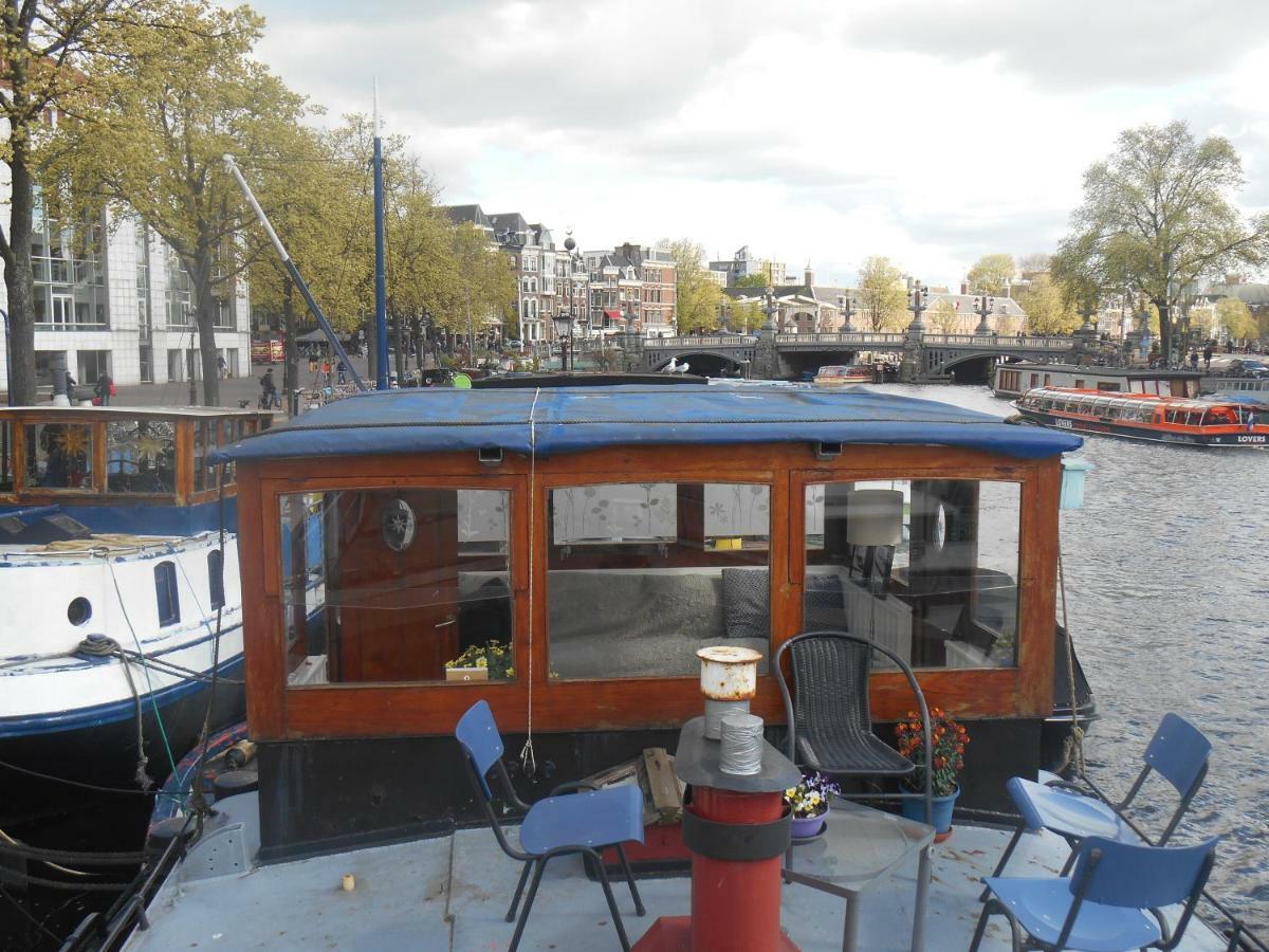 אמסטרדם Waterloo Square River Vieuw Houseboat מראה חיצוני תמונה