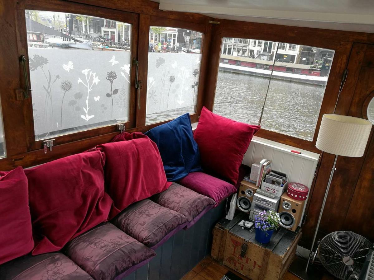 אמסטרדם Waterloo Square River Vieuw Houseboat מראה חיצוני תמונה