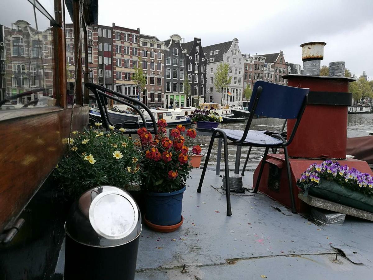 אמסטרדם Waterloo Square River Vieuw Houseboat מראה חיצוני תמונה